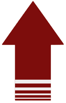 Dark red arrow clipart
